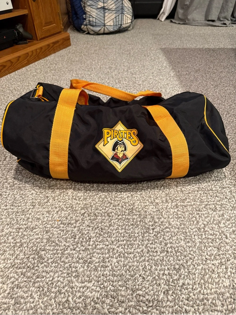 Vintage Pittsburgh Pirates MLB Baseball Duffel Bag